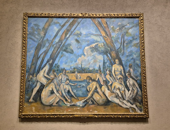 폴 세잔 [큰 목욕하는 사람들] ©김슬기