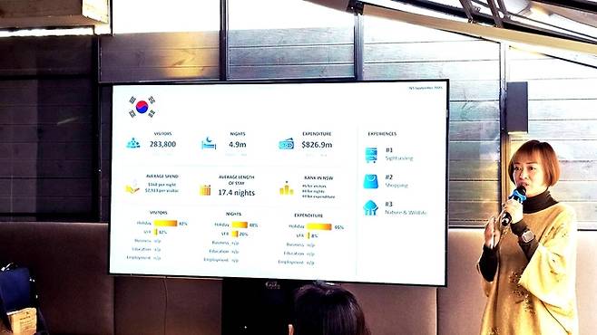 제니퍼 텅 NSW 관광청 동북아 총괄이사 / 사진 = 장주영 여행+ 기자
