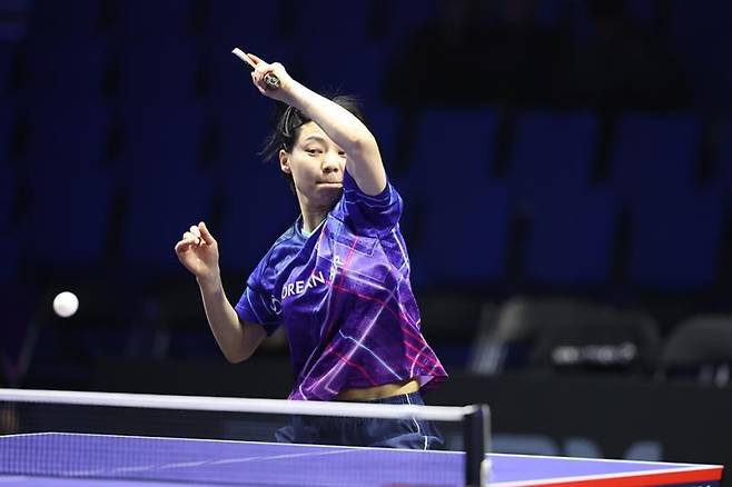 프로탁구리그 시리즈1 여자 단식에 나선 최효주 [한국프로탁구연맹 제공. 재판매 및 DB 금지]