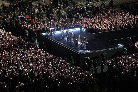 BTS 광화문 광장 컴백 공연 [사진=사진공동취재단]