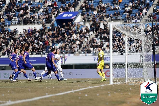 김민승의 경기 모습. /사진=한국프로축구연맹 제공