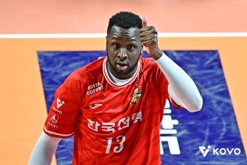 한국전력의 외국인 거포 베논 [한국배구연맹 제공. 재판매 및 DB 금지]