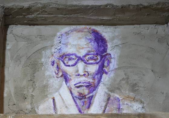 서용선 작가가 그린 암태청년회 대표 박복영.