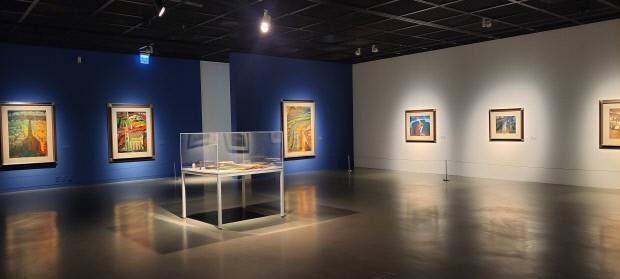 김재형 작가 전시실 장면.