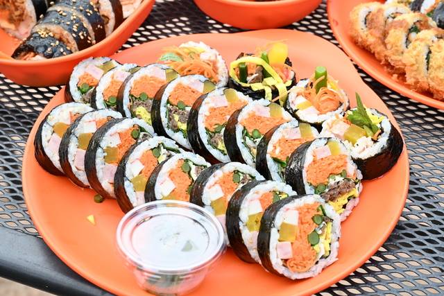 2025년 김천김밥축제에 선보인 김밥
