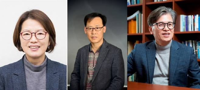 김문희 한경국립대(왼쪽부터) 산학협력단 부교수, 박창언 부산대 교육학과 교수, 조상식 동국대 교육학과 교수. (사진=각 대학)