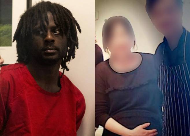 (왼쪽부터) 미국 시애틀에서 30대 한국인 부부에게 '묻지마 총격'을 가한 총격범코델 구스비(33). 피해자 한인 부부. (사진=엑스 캡처)