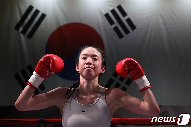 '소아과 의사 복서' 서려경2024.3.16 ⓒ 뉴스1 이승배 기자