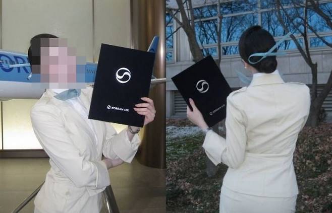 대한항공에서 근무한 것으로 알려진 한 태국인 승무원./인스타그램