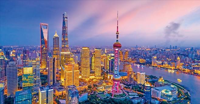 중국 상하이 전경 /한진관광 제공