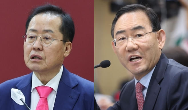 홍준표 전 대구시장, 주호영 국민의힘 의원 [연합뉴스 편집]