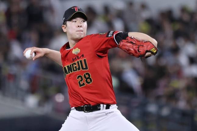 KIA 시절 김민재. /사진=KIA 타이거즈 제공