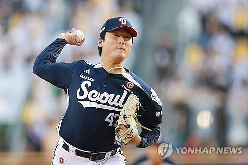 두산 곽빈 [연합뉴스 자료사진]