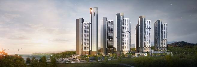 HDC현대산업개발, ‘군산 레이크시티 아이파크’ 투시도