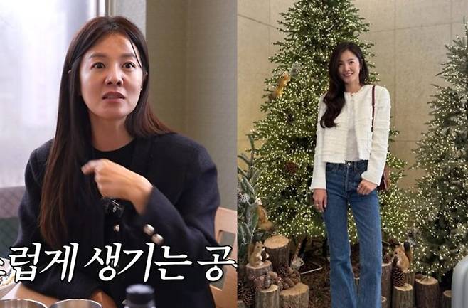 배우 김성은이 따로 다이어트하지 않아도 몸에 밴 습관 때문에 살이 잘 찌지 않는다고 밝혔다. 사진=김성은 SNS, 유튜브