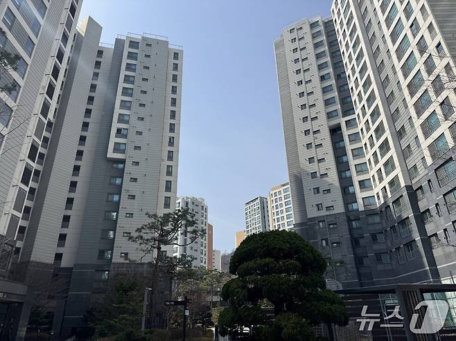 23일 서울 성동구 옥수동 'e편한세상옥수파크힐스' 아파트 전경 ⓒ 뉴스1 윤주현 기자