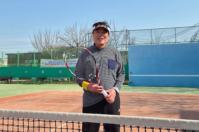 테니스 애호가로 유명한 김동일 보령시장