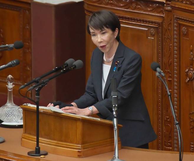 지난해 11월 다카이치 사나에 일본 총리의 '대만 유사 시 개입' 시사 발언 이후 중국에서 일본 정부를 비판하는 대규모 정보전(인지전)이 이뤄졌다는 분석이 나왔다. UPI연합뉴스