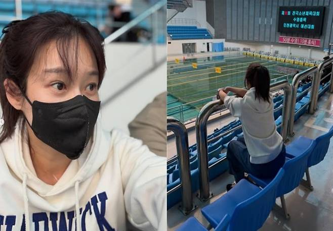 현영, 수영선수 딸 향한 응원…‘수영선수맘’ 일상 공개 (출처: 현영 인스타그램)