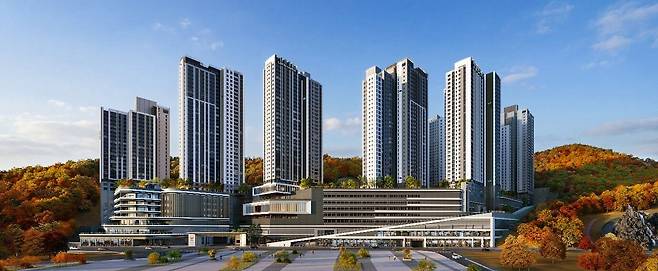 경기광주역 롯데캐슬 시그니처 투시도. /롯데건설 제공