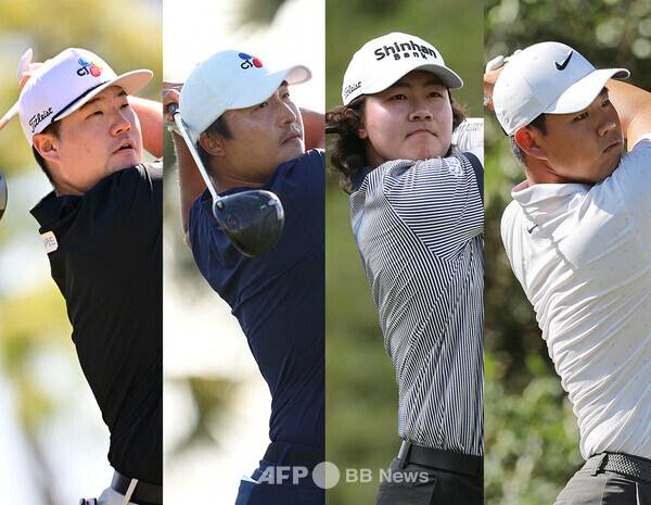 2026년 미국프로골프(PGA) 투어 텍사스 칠드런스 휴스턴 오픈에 출전하는 임성재, 이경훈, 김성현, 김주형 프로. 사진제공=ⓒAFPBBNews = News1 (사진을 무단으로 사용하지 마십시오.)