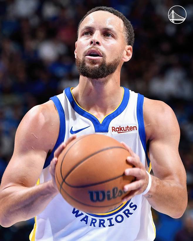 골든스테이트 스테픈 커리. 사진=골든스테이트 SNS