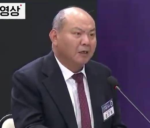 조기석 DB하이텍 대표이사 사장.[사진=K-TV 유튜브 캡처]