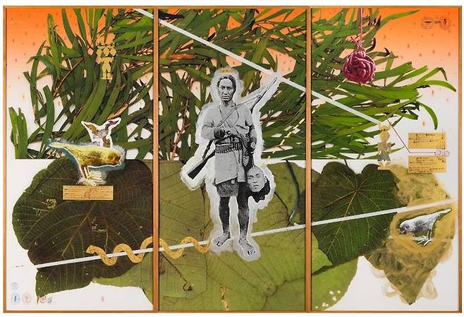 포모사 프로젝트(Chulcho), 2024mixed media & archival pigment on paper, 300x201cm *재판매 및 DB 금지