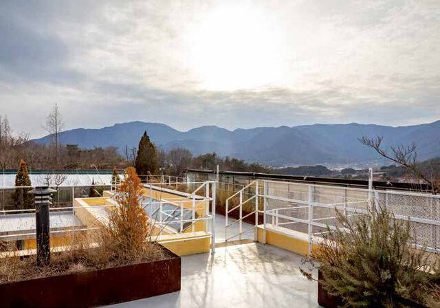 하늘정원’에서 바라본 ‘영남알프스’.