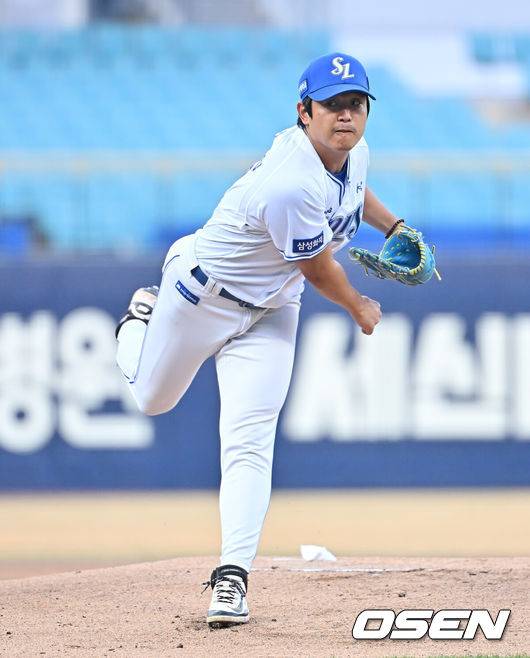 [OSEN=대구, 이석우 기자] 삼성 라이온즈 양창섭 138 2026.03.23 / foto0307@osen.co.kr