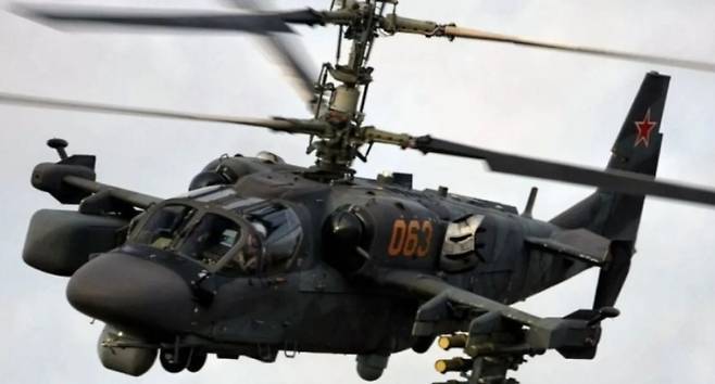 러시아군의 Ka-52 앨리게이터 자료사진