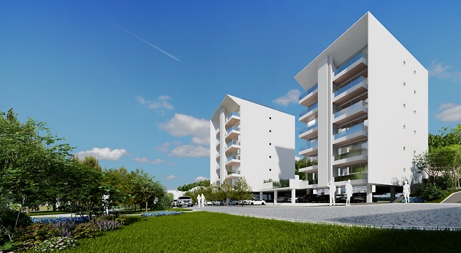 청년가족 맞춤주택 조감도 ⓒ하동군 제공