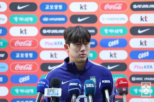 ▲ 23세 이하 대표팀 윤도영(사진 위)과 이민성 감독(사진 아래). ⓒ대한축구협회