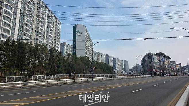 경기 용인시 수지구 신봉동 일대 단지 전경. ⓒ데일리안 이수현 기자