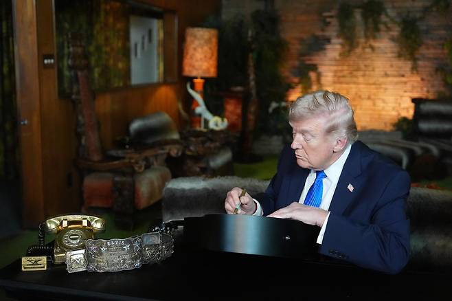 도널드 트럼프 미국 대통령. 2026.03.24 멤피스=AP 뉴시스