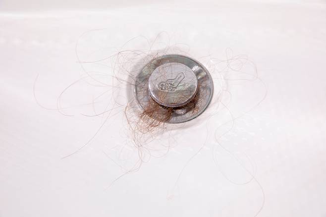 탈모가 걱정돼 머리 감는 횟수를 줄일 필요는 없다. /클립아트코리아