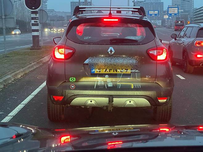 지커 7X 증강현실 HUD / 출처=IT동아