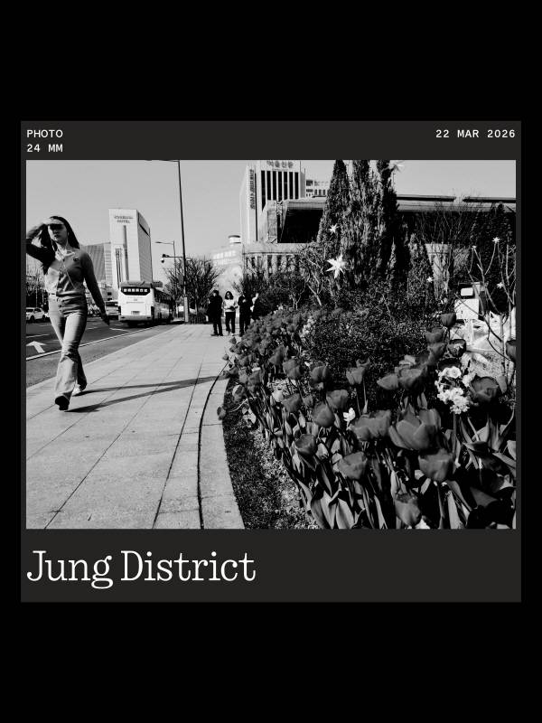 같은 사진을 흑백 필름 프레임으로 바꿨다. 정옥재 기자