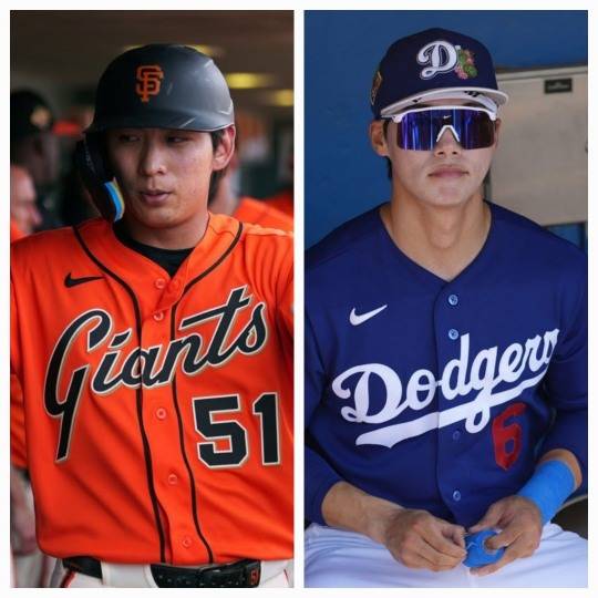 이정후(왼쪽)와 김혜성