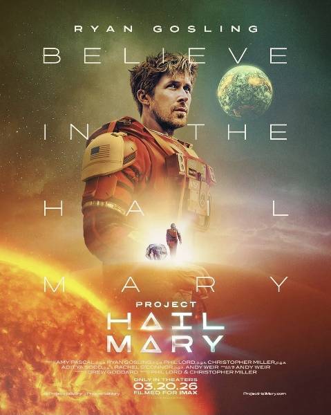 영화 '프로젝트 헤일메리' 포스터 /사진=프로젝트 헤일메리 공식 인스타그램 갈무리