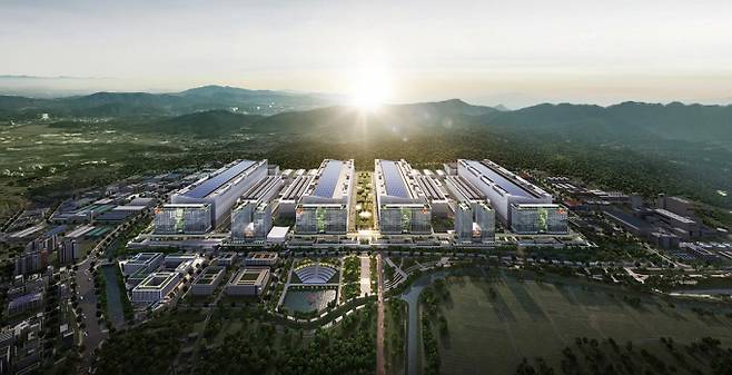 용인 반도체 클러스터 조감도. / 사진=용인시