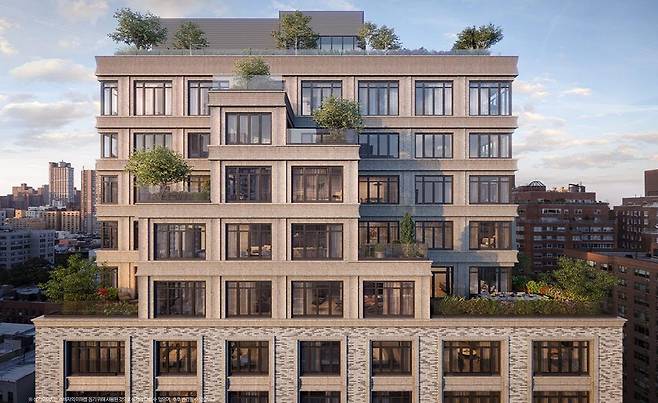 상지카일룸 해운대 투시도. 상지카일룸도 단 12세대로 구성됐다. [출처 분양 홈페이지]