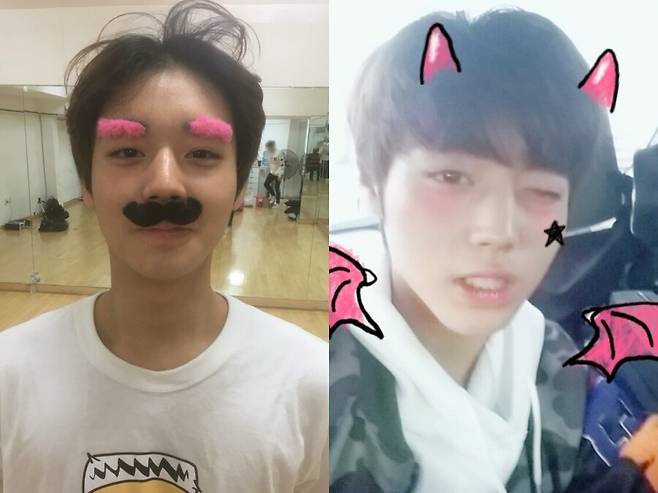 ▲ 박지훈의 17살 과거 사진이 공개됐다. 출처|YY엔터테인먼트 인스타그램