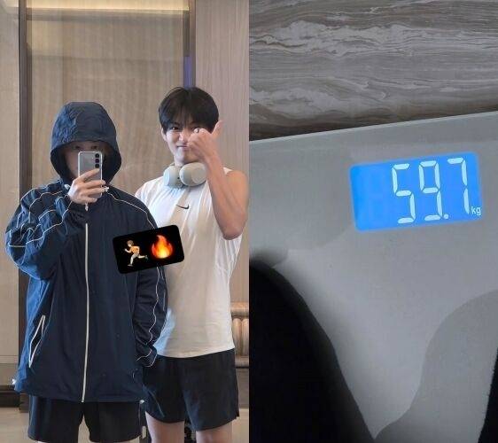 지민, 뷔. 사진l지민 SNS 캡처