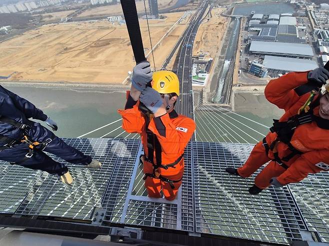 엣지워크 체험하는 기자 [독자 제공. 재판매 및 DB 금지]