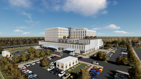 이전 신축될 거창적십자병원 운영에 경상남도와 거창군, 대한적십자사가 힘을 모은다. 거창적십자병원 이전신축 조감도. /경상남도