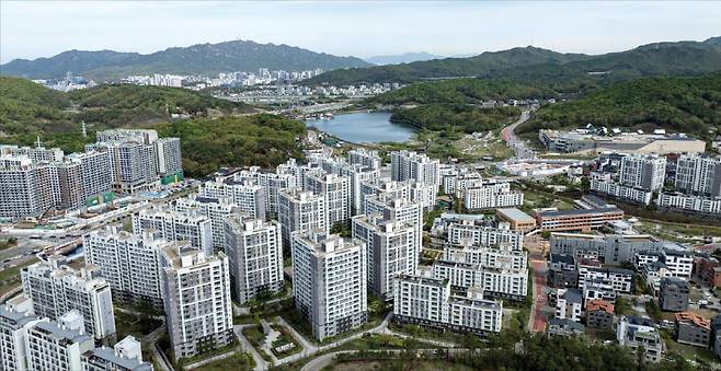 의왕시 백운밸리 전경.  의왕시 제공