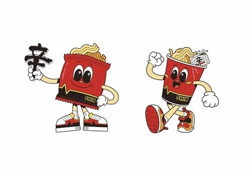 농심이 신라면 출시 40주년을 맞아 첫 브랜드 캐릭터 ‘신(SHIN)’을 공개했다. [농심 제공]