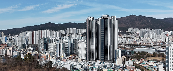 ‘롯데캐슬 스카이엘’ 투시도. [롯데건설]