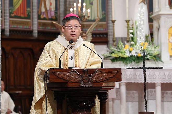 [서울=뉴시스] 천주교 서울대교구장 정순택 대주교 (사진=천주교 서울대교구 제공) 2026.03.26. photo@newsis.com *재판매 및 DB 금지